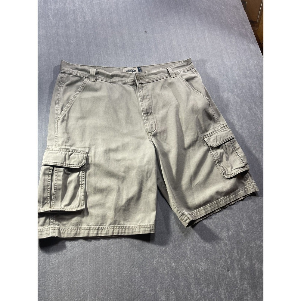 Wrangler Mens Size 38 Genuine Cargo Tan Shorts GWS15WL Baggy Y2K Beige
